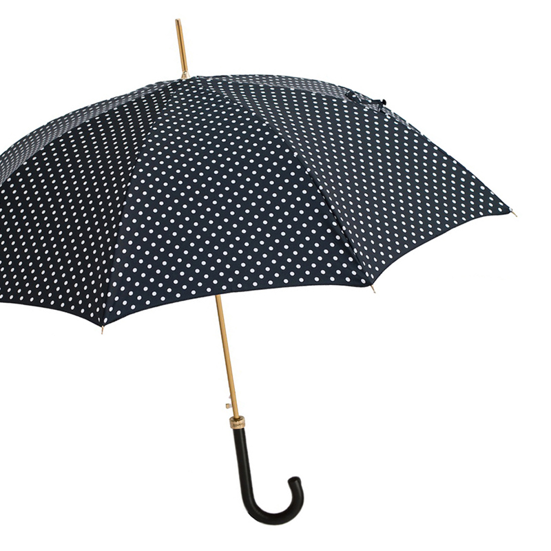 16 140810 F Black & White Polka Dot Umbrella