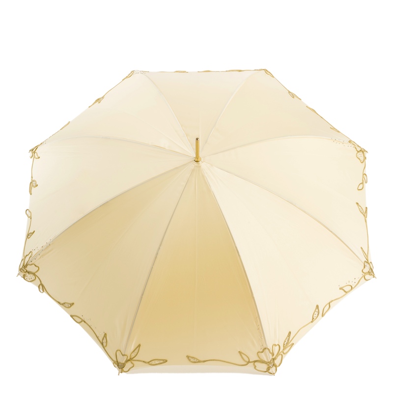 Pasotti Ivory Woman s Decorated Umbrella background image in the homepage Double Cloth Iconic Umbrellas