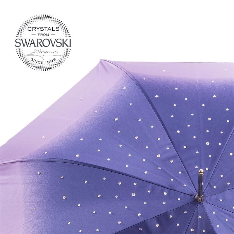 ★Pasotti★名品 イタリア傘★Purple Dots Umbrella Luxurious umbrellas Pasotti | Hůlkárna.cz