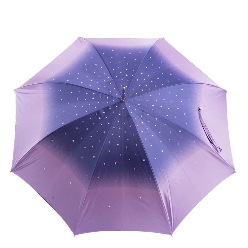 ★Pasotti★名品 イタリア傘★Purple Dots Umbrella Luxurious umbrellas Pasotti | Hůlkárna.cz