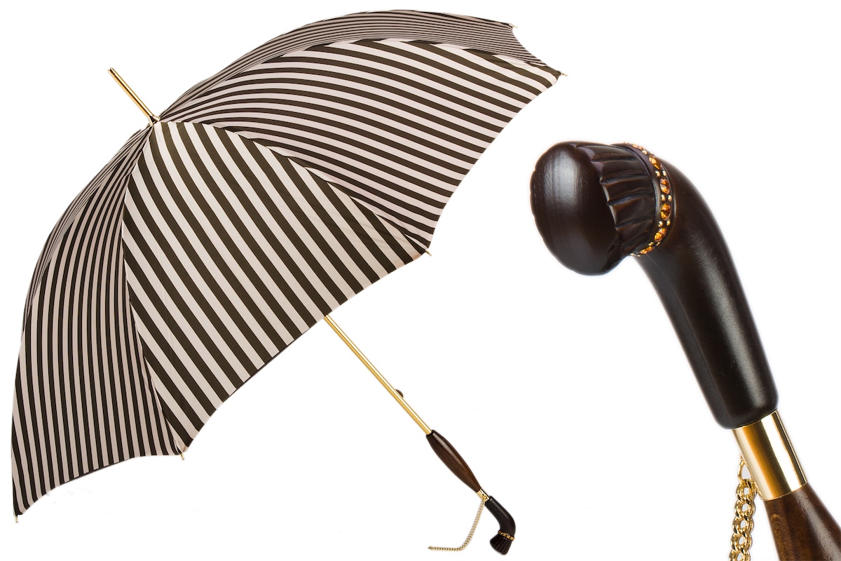 189 213522 Z1 Classic, Elegant Striped Umbrella