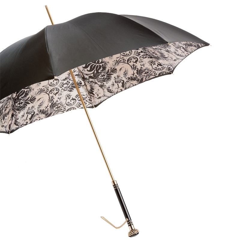 ★Pasotti★名品 イタリア傘★Floral Doodles - Black ☆Pasotti☆名品 イタリア傘☆Floral Doodles - Black (Pasotti