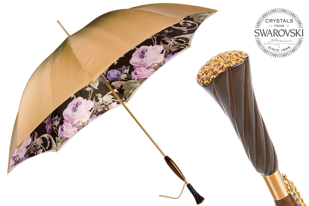 ★Pasotti★名品 イタリア傘★Beige Classic, Double Cloth Pasotti Luxury Vintage Umbrella, Double Cloth - Best Women's