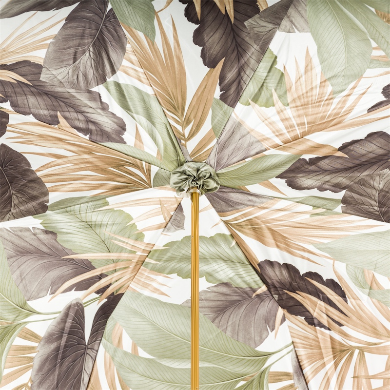 ★Pasotti★名品 イタリア日傘★Flowered Parasol w/ Bamboo yellow_umbrella-MAZZOLINO-