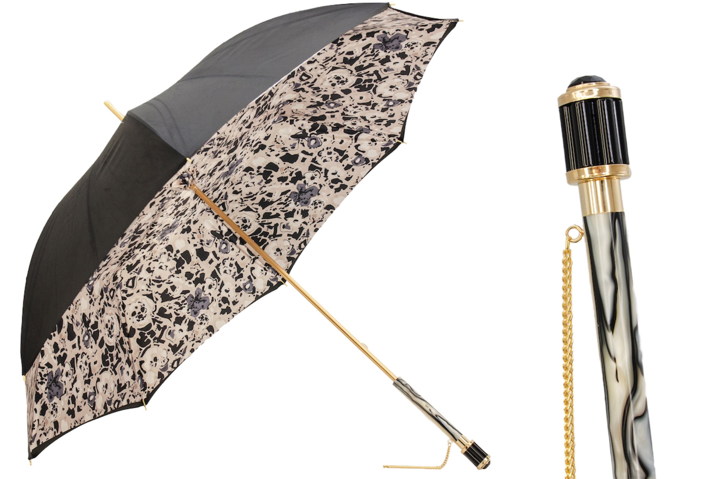 Women Classic Umbrellas Stylish umbrella for woman, with leather