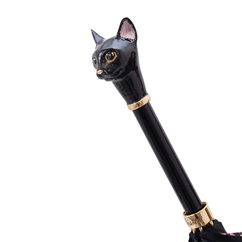 189 5G284-1 K49 - Black Cat Umbrella and Animalier Print