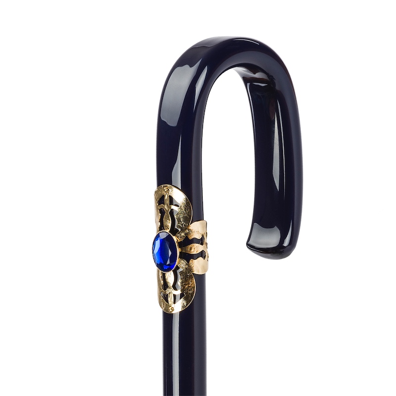 189 5K598-1 C26 - Navy Umbrella with Flowers
