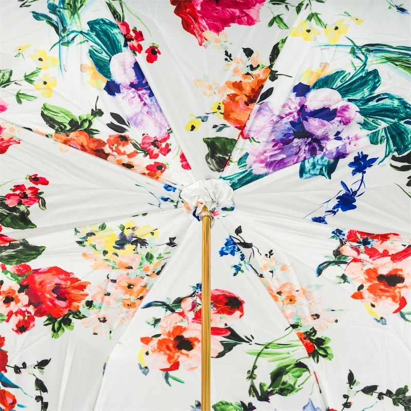 189 5K598-1 C26 - Navy Umbrella with Flowers
