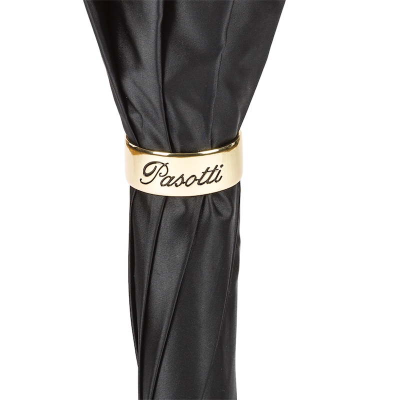 Pasotti Floral Doodles Umbrella with Leaves, Double Cloth