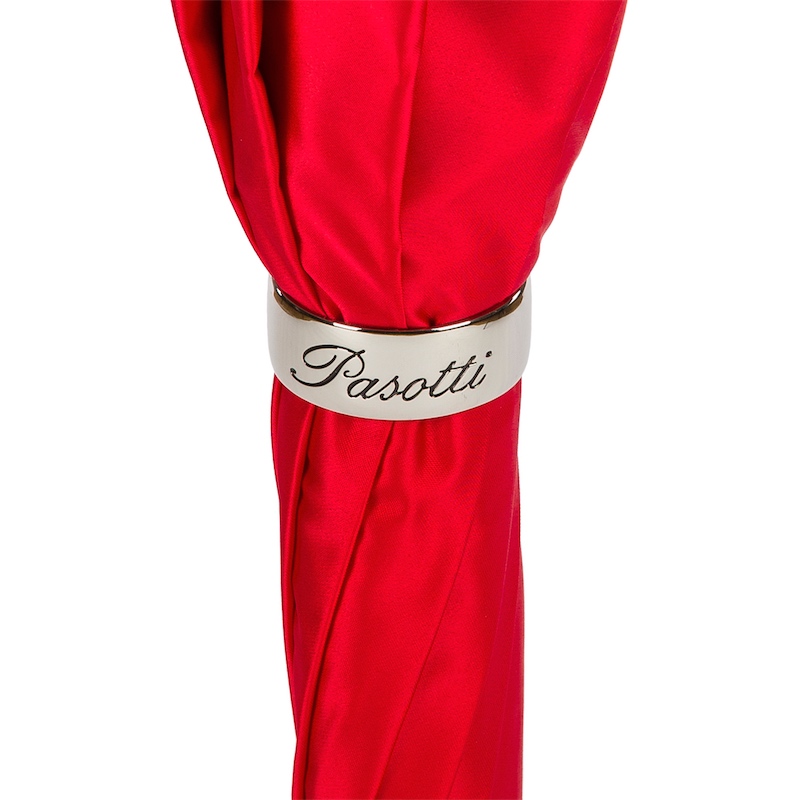 ★Pasotti★名品 イタリア傘★Bright Red Polka Dots Pasotti Bright Red Polka Dots Umbrella, Double Cloth