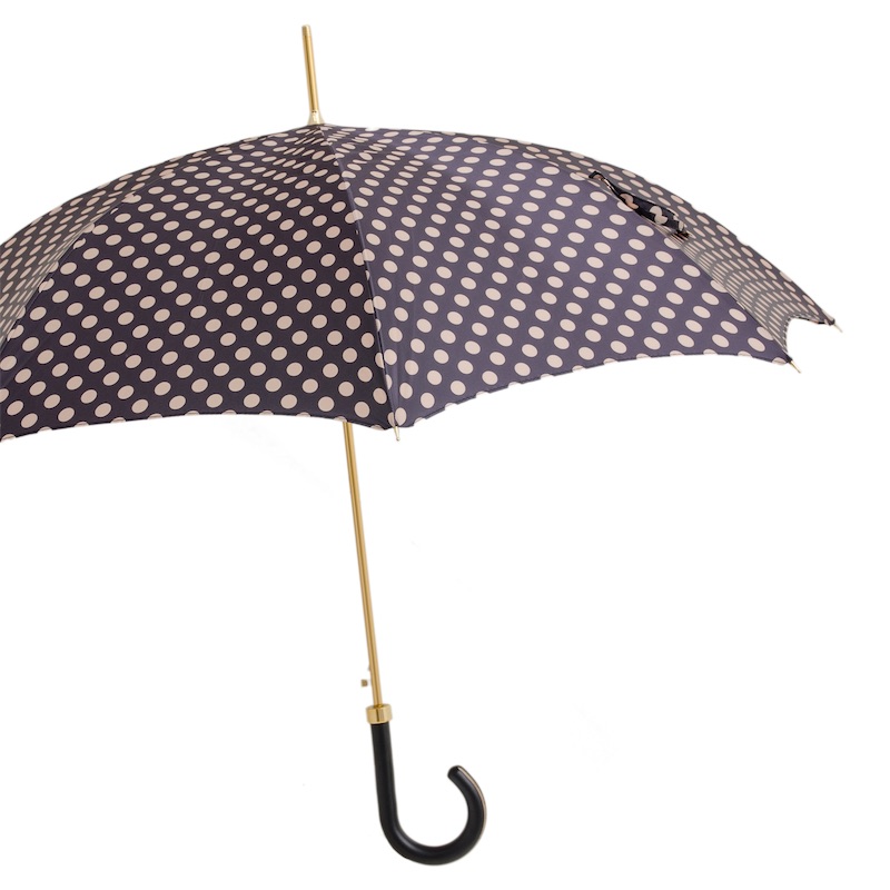 20 55874-164 N61 - Umbrella with Beige Polka Dots