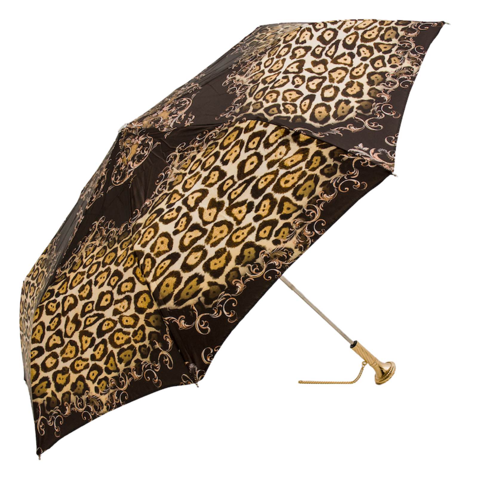 257 5A1431 P41 Leopard Print Folding Umbrella