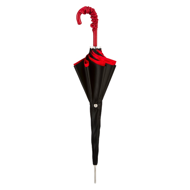 Pasotti SpanishFeel Umbrella with Red Roses Applications, Double Cloth