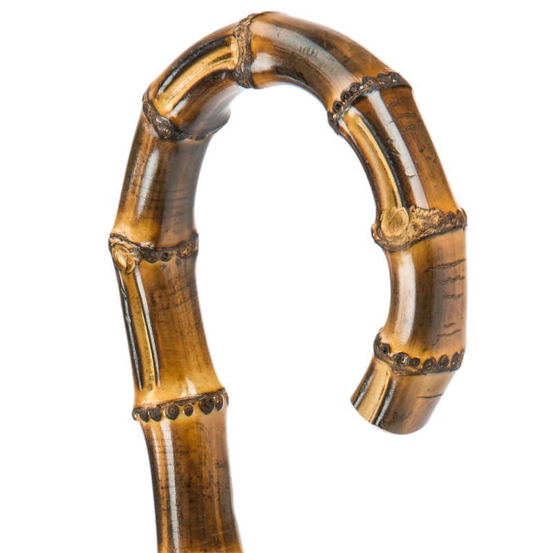 Pasotti Bamboo Handle Umbrella with Bridles, Double Cloth