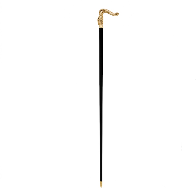 thumbnail image 2 of Handmade Silver Stainless Steel Walking Stick / Hiking Cane – Noble Gift For Dad 2 of 6
