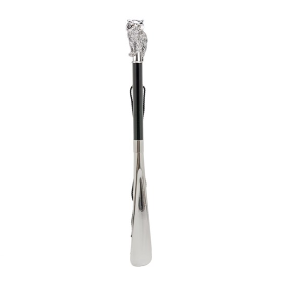 Pasotti Silver Owl Shoehorn Luxury Shoehorns